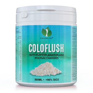 COLOFLUSH - organická sladkovodná diatomitová zemina na jemné čistenie čriev, vstrebávanie živín a detoxikáciu"