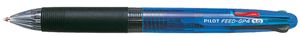 PILOT Vierfarb Kugelschreiber FEED GP4 zufällige Farbe schwarz rot blau (1Stück)