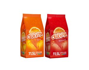 Cedevita Orange/Cedevita Blut Orange (narandza/crvena narandza) 9 Vitamine, Instant Pulver Vitamin Getränke Mix 2 x 900g, macht 23 L Saft alkoholfreie