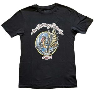 The Rolling Stones - "Sixty Dragon Globe" T-Shirt für Damen RO4451 (S) (Schwarz)