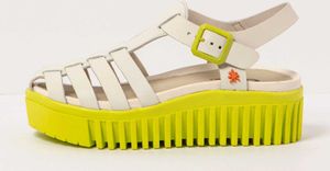 *art Hochzeit sandale 1575 NAPPA CREAM-PISTACHO/BRIGHTON Farbe Cream-pistacho