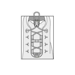 Uvex® elastische Schnürsenkel 9591 für diverse Modelle, passend:für uvex 2