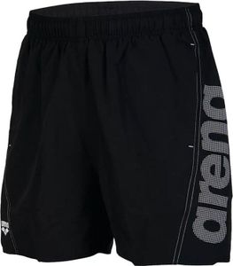ARENA Logo Boxer Badeshorts Herren schwarz XXL ARENA Logo Boxer Badeshorts Herren schwarz XXL