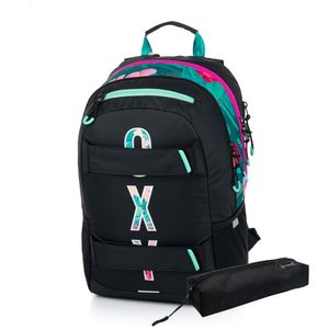 Oxybag Studentský batoh + etue OXY Sport Tropic