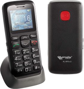 Simvalley XL-915 Seniorenhandy schwarz Handy ohne Branding
