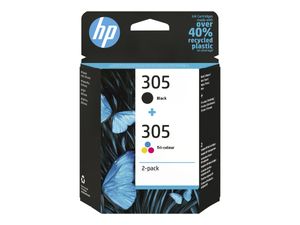 HP 6ZD17AE 2-Pack BK/3-farbig No. 305