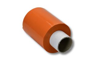 1 Rolle Mini Stretchfolie / 100mm x 150m / 23my / Farbe: orange