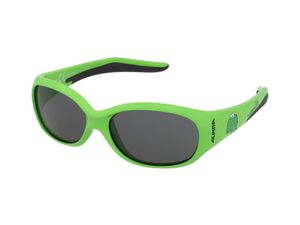 Alpina Sonnenbrille Flexxy Kids Rahmen grün dino Glas schwarz  S3