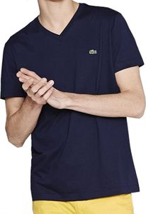 Lacoste Th2036 Kurzarm-t-shirt Blau S Mann Blau S