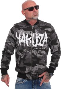 Bluza dresowa Yakuza Herren Tweak Classic, szary kamuflaż, 5XL Bluza dresowa Yakuza Herren Tweak Classic, szary kamuflaż, 5XL