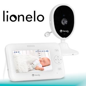 Lionelo Babyline 8.1 Baby Monitor s kamerou a prijímačom Obojsmerná komunikácia Dosah až 300 m Ukolísanie Senzor teploty Upozornenie Alarmový systém, biely