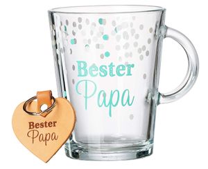 Ritzenhoff & Breker Teebecher-Set "BESTER PAPA" 2-teilig aus Glas