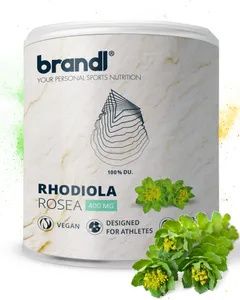 brandl® Rhodiola Rosea Extrakt Kapseln hochdosiert | Premium Rosenwurz vegan & ohne Zusätze
