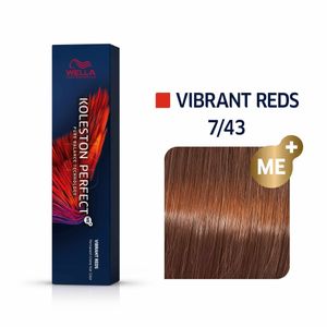 Wella Professionals Koleston Perfect Me+ Vibrant Reds Professionelle permanente Haarfarbe 7/43 60 ml