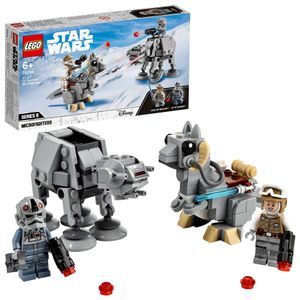 LEGO 75298 Star Wars AT-AT vs. Tauntaun Microfighters Bauset mit Luke Skywalker und AT-AT Pilot Minifiguren