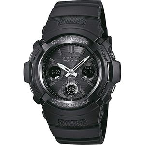 Casio Uhr G-Shock Herren AWG-M100B-1AER Funk Solar schwarz
