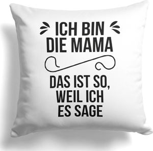 22Feels Mama Geschenk Mutter Kissen Muttertag Geburtstag Weihnachten Deko Frauen Dekoration  Wohnzimmer Schlafzimmer Couch