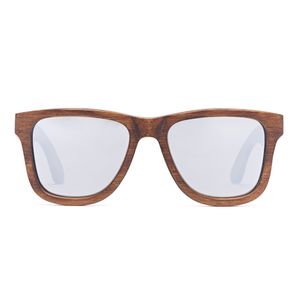 Herren Sonnenbrille Bambus Braun Glasfarbe grau SAN DIEGO - 143mm Männer, Sunglasses, Sommer Accessoires, Naturmaterialien
