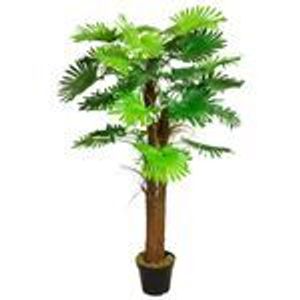 Umelá palma Umelá palma Fan Palm Dekoratívna izbová rastlina Umelý strom v plastovom kvetináči Plastová rastlina 180 cm Decovego