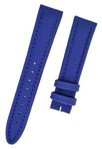 Uhrenarmband ESPRIT Leder Textiloptik blau Ton in Ton 18mm NEU