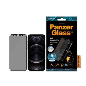 PanzerGlass™ CamSlider® Privacy Displayschutzglas Apple iPhone 12 Pro Max | Edge-to-Edge Dual Privacy™ (Doppelter Sichtschutz)