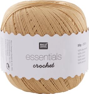 Rico Design Essentials Crochet, 50 g Gold