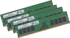 Samsung 32 Gb 4x 8 Gb Kit DDR4 2666 Mhz 288 Pin Ram Speicher M378A1K43CB2-CTD