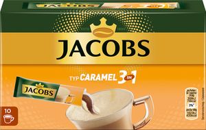 Jacobs 3in1 Typ Caramel | löslicher Kaffee | 10 Sticks