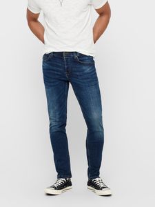 Only & Sons Herren Einschlag 5076 Regular Fit Jeans, Blau 32W x 30L