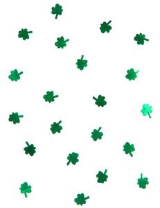St. Patrick's Day Konfetti Kleeblätter grün 28g