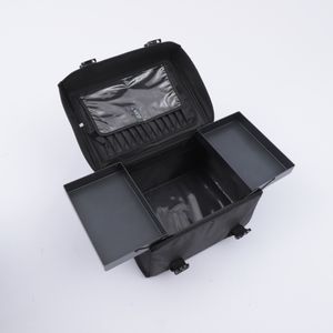 Beauty Case 2 v 1 Beauty Bag Oxford Fabric Professional Make Up se zásuvkami Kosmetický kufřík Pilot Case Travel Trolley Hairdresser Case Cosmetic Trolley