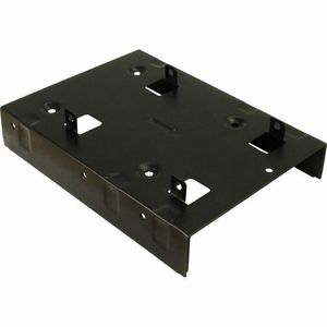 Inter-Tech 88885232 - 2x 2,5 Zoll - Frontblende - 2.5 Zoll - Schwarz - Stahl - 35 mm