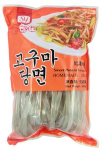 [ 500g ] SYJ Breite Süßkartoffel-Vermicelli / Süßkartoffelstärke Nudeln / Korean Style