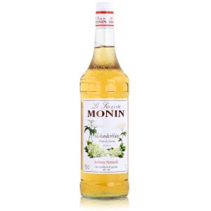 Monin Sirup Holunderblüte 1 Liter - Cocktails Milchshakes Kaffeesirup (1er Pack)