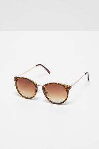 Moodo Frauen-Sonnenbrillen Lilinda Pilotenbrille Braun gläser braun Universal