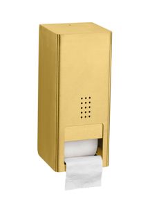 Doppelter Premium-WC-Rollenhalter aus Edelstahl in verschiedenen Farben, Farbe:Messing