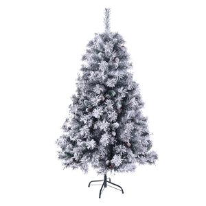 SVITA künstlicher Weihnachtsbaum Tannenbaum Deko Christbaum Kunstbaum PVC 150 cm Weiß