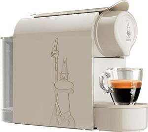 Bialetti Gioia Espressokaffeemaschine Kapselleistung 1200 Watt 20 Bar beige