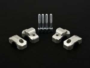 ZIEGER Lenkererhöhung kompatibel mit KTM 790 Adventure 30mm silber