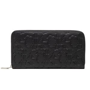 Calvin Klein - Elegantní peněženka se zipem - dámská - černá