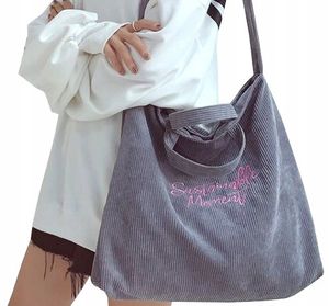 Handtasche - Städtisch - Frauen - Trendy - Shopping - Verstellbarer Gurt - Cord-Material