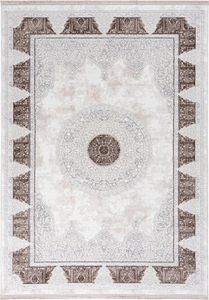 Mazovia Teppich Vintage - Wohnzimmer, Schlafzimmer, Esszimmer, Büro - Kurzflor - Rechteckig - Traditioneller Rosette Klassisch - 300x400 cm