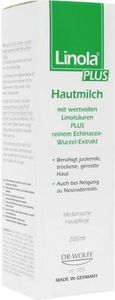 Linola plus Hautmilch Milch, 200 ml Lotion