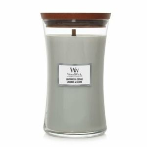 Woodwick Lavender & Cedar Duftkerze 610 g