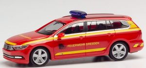 VOLKSWAGEN Passat Variant Feuerwehrmann, HER095426, Maßstab1/87, HERPA