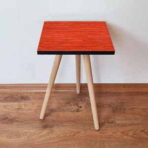 Skye Decor, Shp371 - Red, Beistelltisch, Rot, 100 % MDF, 35 x 35 x 42 cm