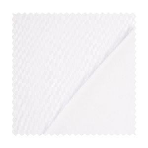 Bündchen gerippt Meterware weiß - Bündchenstoff Uni, Rippen Schlauchware - gerippte Strickware, Jerseystoff, Rippbündchen  100 Kl.1 *Ab 25cm