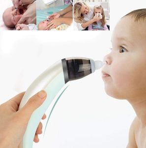 Elektrischer Nasensauger für Babys,USB Wiederaufladbarer- Nasensauger Baby Nasal Aspirator,Waschbar Wiederverwendbar, Silikon Tipps Tragbar Nasensauger - Grün