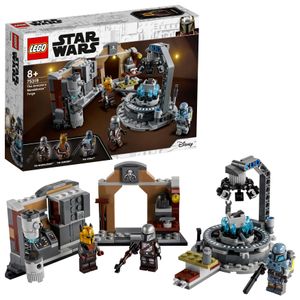 LEGO 75319 Star Wars Die mandalorianische Schmiede der Waffenschmiedin, Bauset mit 3 Minifiguren, Spielzeug für Kinder ab 8 Jahren, Geschenkidee
