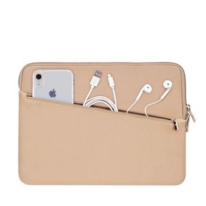 ARTWIZZ Neoprene Sleeve PRO Tasche für MacBook Air 13 Zoll (2018-2024) und MacBook Pro 13 Zoll (2016-2022) M1 M2 - Schutzhülle mit Zubehör-Fach in Gold